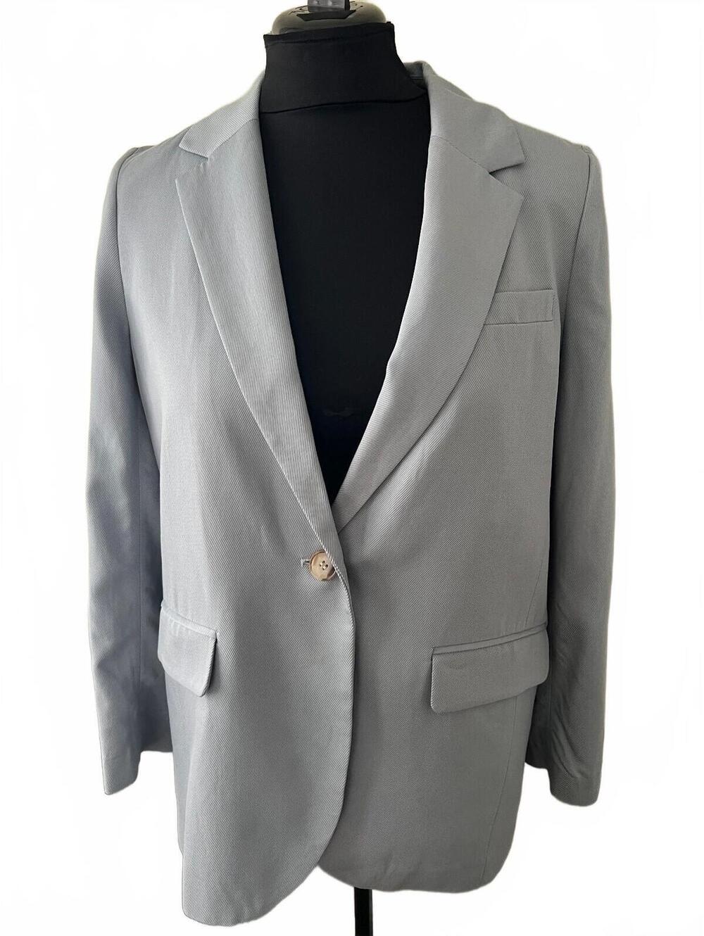 Madewell NWT "Overcast Blue" Single-Button Blazer Jacket Size Large